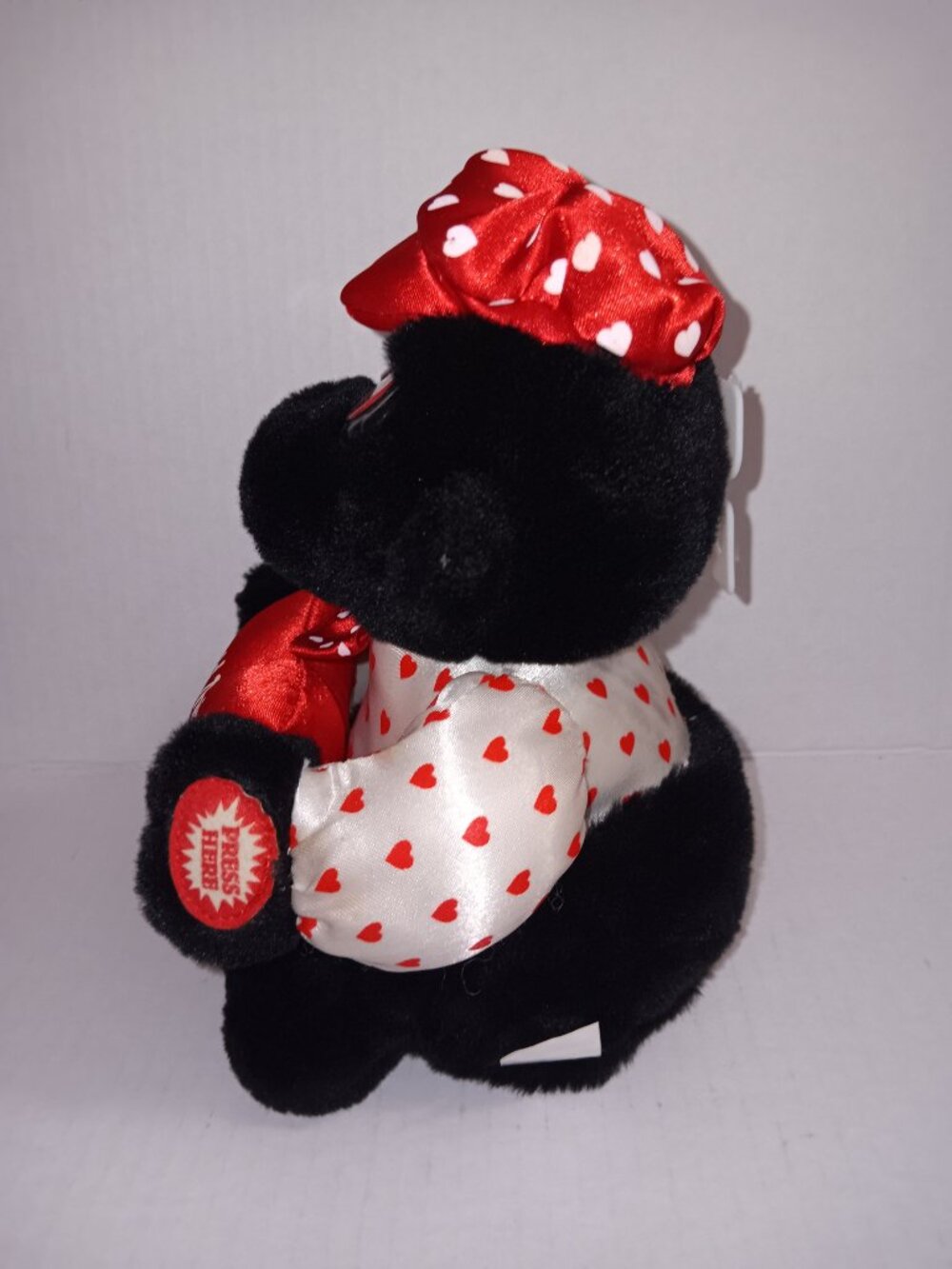 HEARTS GORILLA SINGING WILD THING SONG STUFFED ANIMAL - Picture 3 of 8